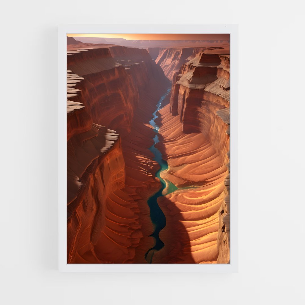 Poster Splendide de Valles Marineris – affiche Système solaire (vue 3)